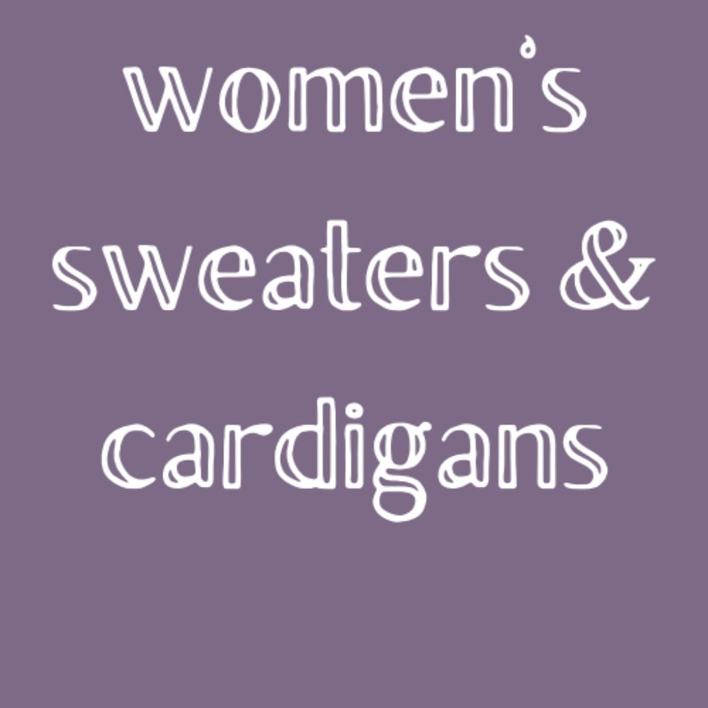 Sweaters & Cardigans: **Each additional ⭐ listing just $1.00!**